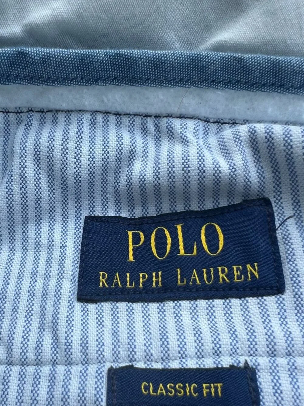 Polo Ralph Lauren navy khaki pants mens 32 x 32 cotton preppy